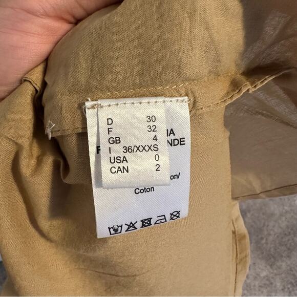 NWT Anthropologie Ottod’Ame Tan Black Cotton Embroidered Maxi Dress Small - Picture 15 of 16